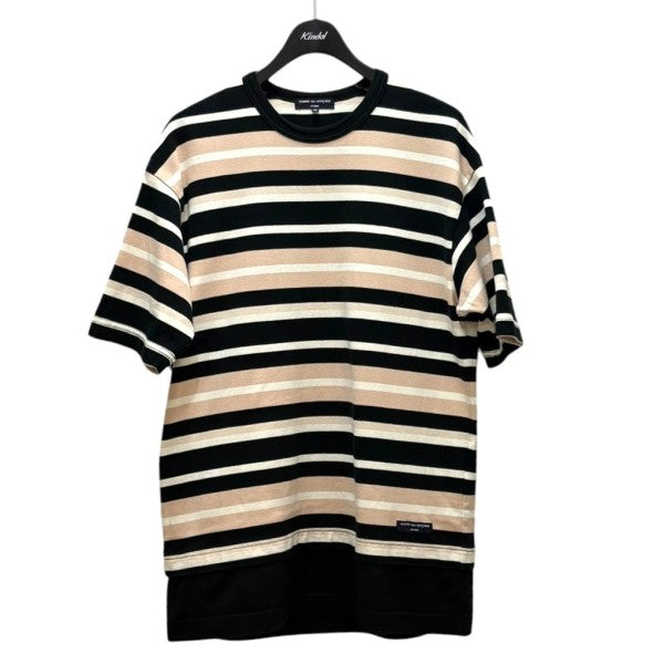 COMME des GARCONS HOMME ボーダーＴHM-T014 古着・中古-1枚目のアイテム画像