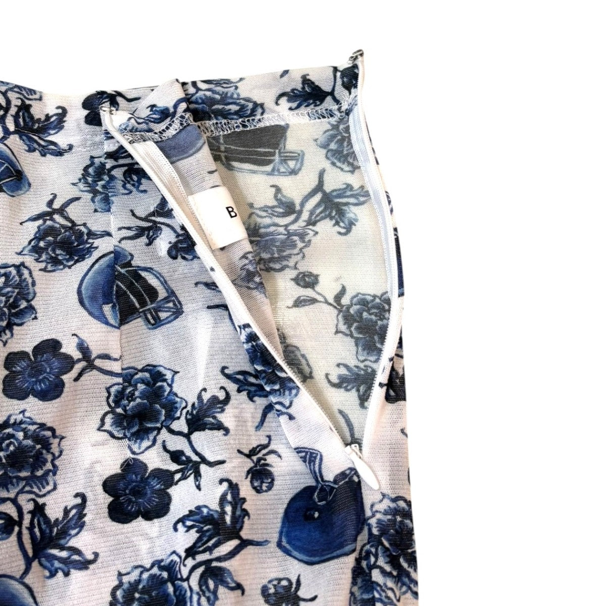 プリントシアースカート　PRINTED MESH SKIRT 2016-0524