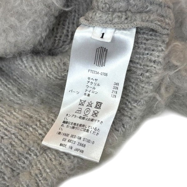 FETICO モヘアクロップドカーデ MOHAIR KNIT CROPPED CARDIGAN FTC234-0705 古着・中古-5枚目のアイテム画像