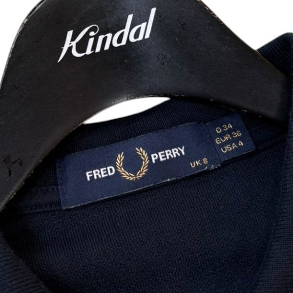 FRED PERRY ポロワンピ CREPE DRESS 古着・中古-4枚目のアイテム画像