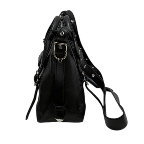 3．1 phillip lim Pashli Moto サッチェルバッグ 古着・中古-2枚目のアイテム画像
