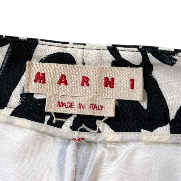 MARNI 総柄スラックスPAMA0145U0 古着・中古-4枚目のアイテム画像