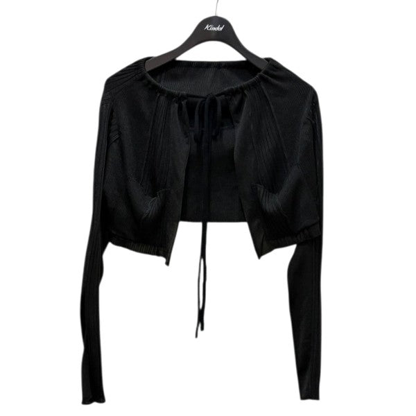 パーバーズPERVERZE / Cropped Hoodie Knit Top PERVERZE Cropped