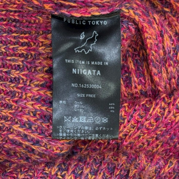 ブライトメランジオーバーニット162530004