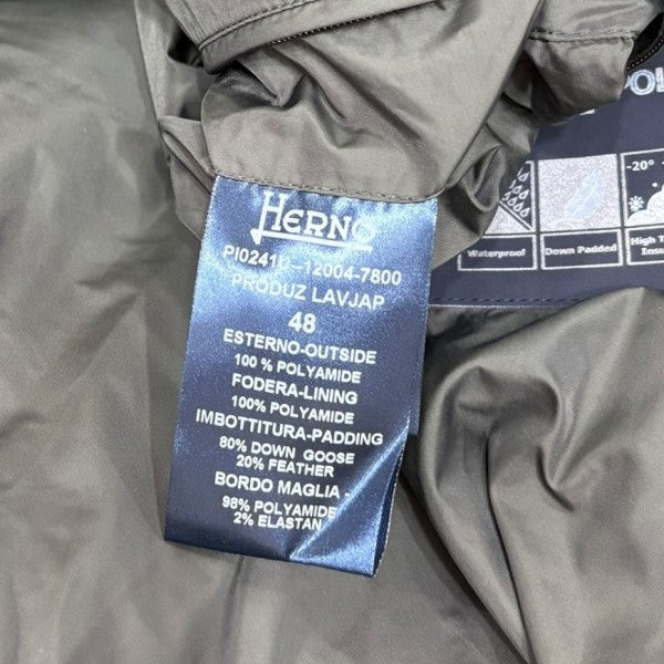 HERNO N3Bタイプダウン POLAR-TECHダウンジャケットPI0241U-12004-7800 古着・中古-8枚目のアイテム画像