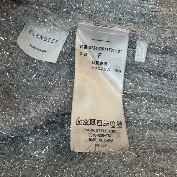 ELENDEEK フィルムラメニット512452611701-01 古着・中古-4枚目のアイテム画像