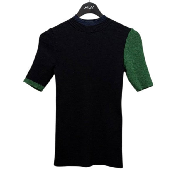 ENFOLD エンフォルド asymmetry knit カラーブロック ニット ENFOLD エンフォルド asymmetry knit カラーブロック ニット