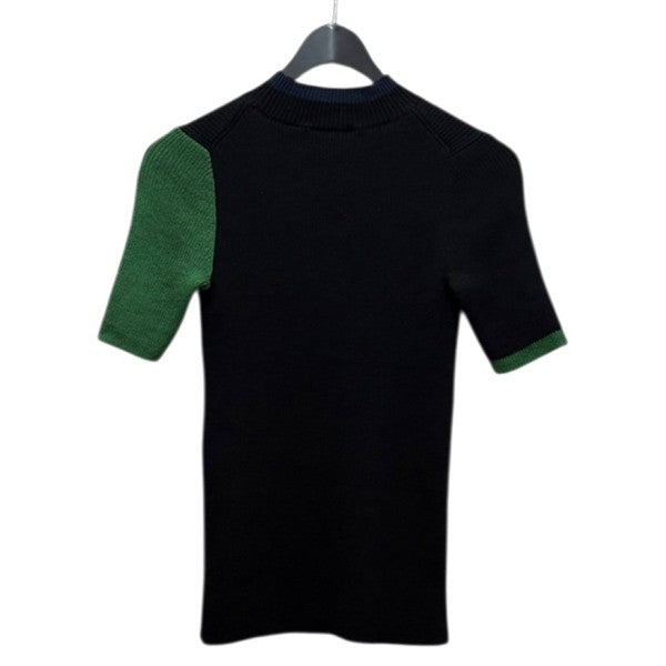 ENFOLD エンフォルド asymmetry knit カラーブロック ニット ENFOLD エンフォルド asymmetry knit カラーブロック ニット