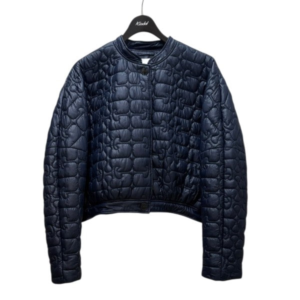 Ganni(ガニー) ショート丈キルティングジャケット 6632 6632 ネイビー