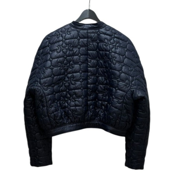 Ganni(ガニー) ショート丈キルティングジャケット 6632 6632 ネイビー