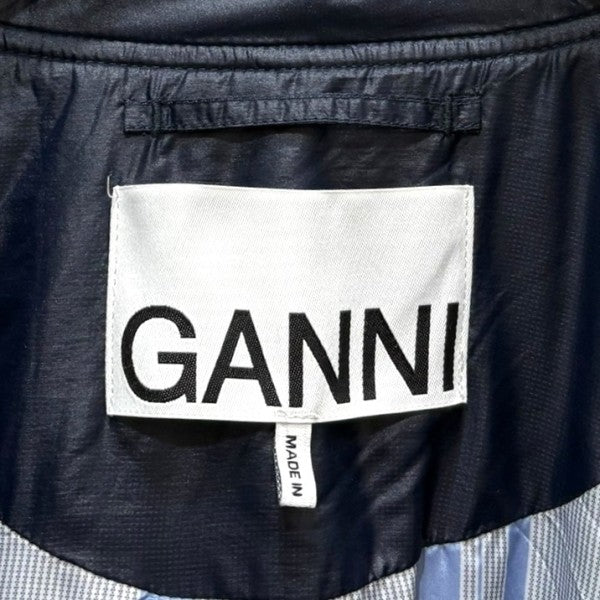 Ganni(ガニー) ショート丈キルティングジャケット 6632 6632 ネイビー