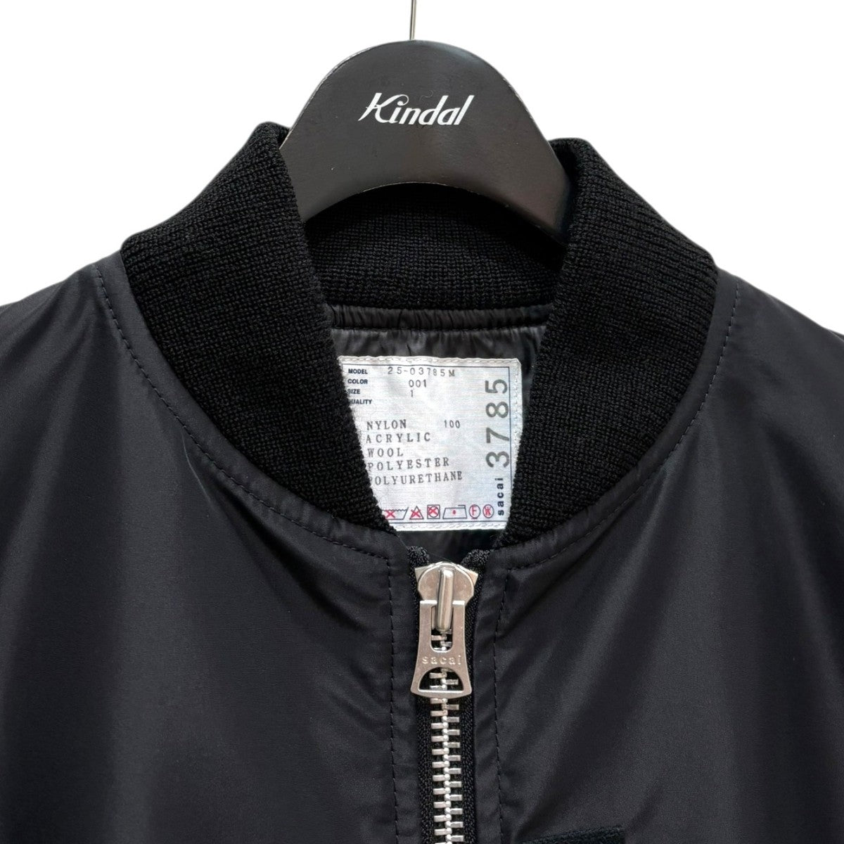sacai 2025 Nylon Twill Blouson ナイロンツイルブルゾン 25-03785M 古着・中古-3枚目のアイテム画像