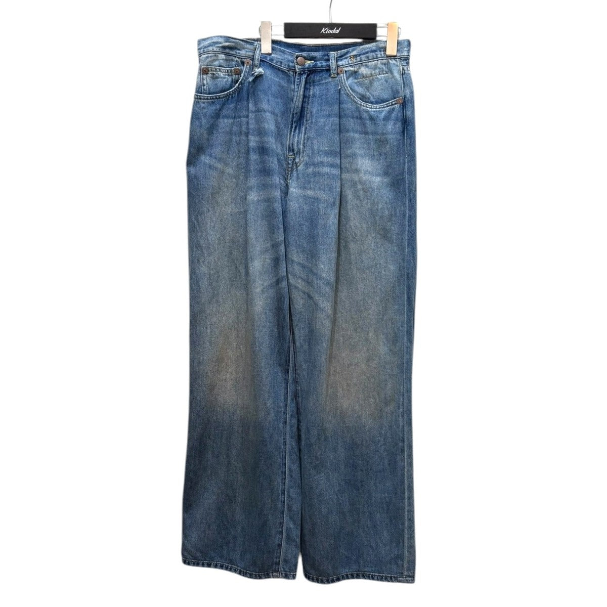Damon Pleated Wide Leg リメイク風デニムパンツ R13W3147-D204A