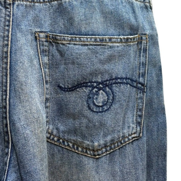 Damon Pleated Wide Leg リメイク風デニムパンツ R13W3147-D204A