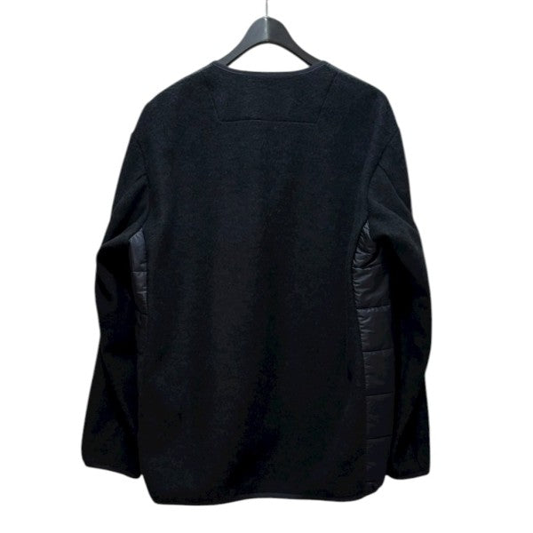 COMME des GARCONS HOMME WOOL PILE × NYLON RIP CROSS QUILT JK HN-T022 AD2024 古着・中古-2枚目のアイテム画像