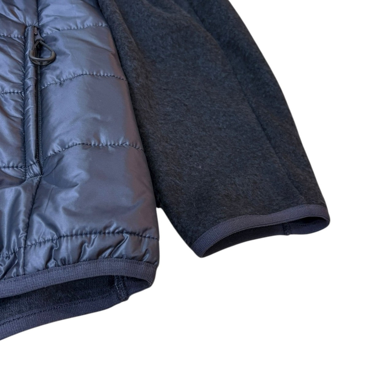 COMME des GARCONS HOMME WOOL PILE × NYLON RIP CROSS QUILT JK HN-T022 AD2024 古着・中古-4枚目のアイテム画像