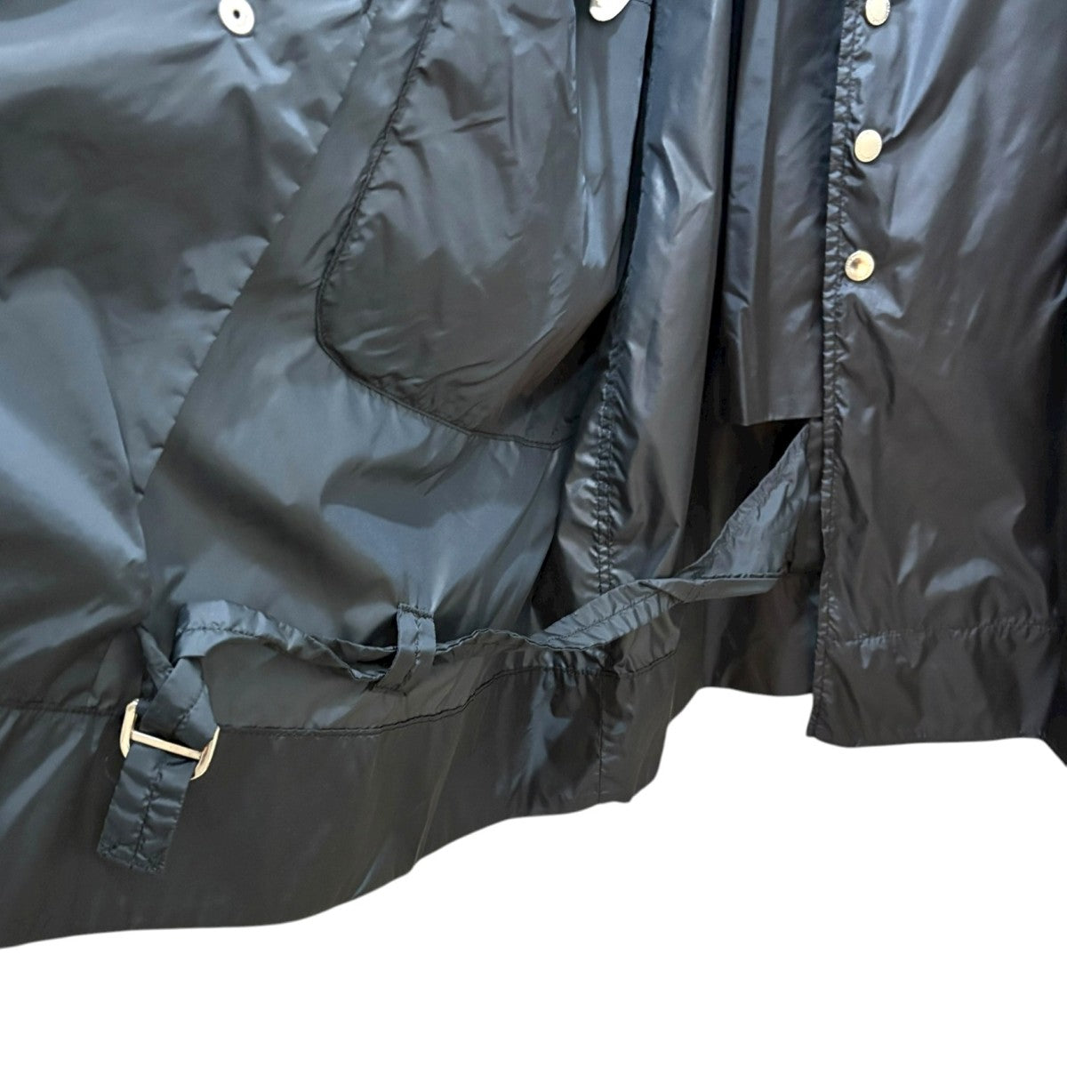 ナイロンロングコート0009SS18