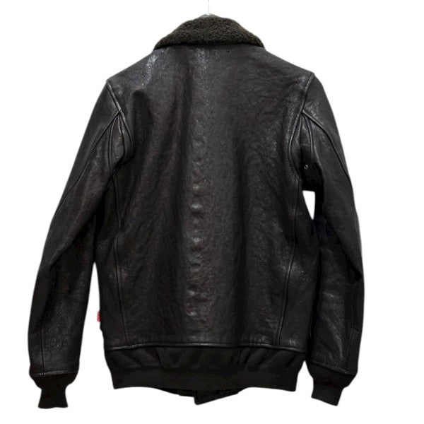 WTAPS G-1 レザーフライトジャケットレザージャケット132SPDT-JKM02 古着・中古-2枚目のアイテム画像