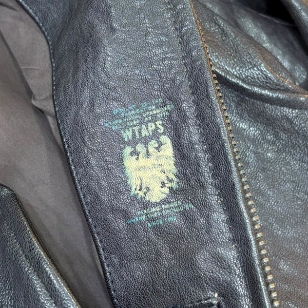 WTAPS G-1 レザーフライトジャケットレザージャケット132SPDT-JKM02 古着・中古-5枚目のアイテム画像