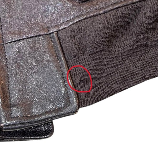 WTAPS G-1 レザーフライトジャケットレザージャケット132SPDT-JKM02 古着・中古-9枚目のアイテム画像