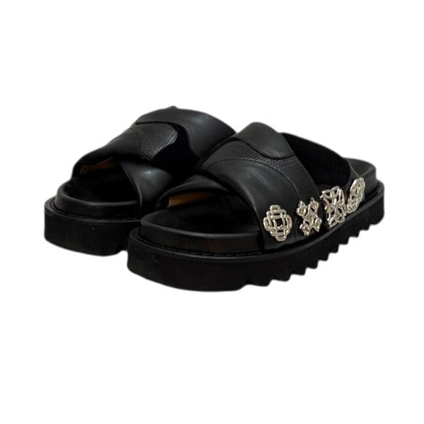 TOGA PULLA メタルモチーフサンダル METAL MOTIF SHARK SANDALS 1120G 古着・中古-1枚目のアイテム画像