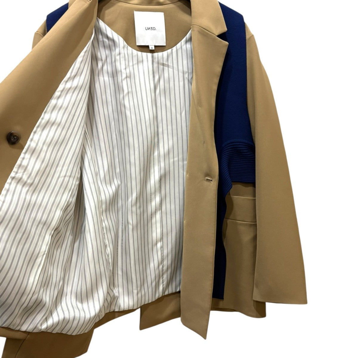 UN3D. ニットドッキングジャケット36 UN3D.（アンスリード）の「ニットドッキングジャケット（テーラード