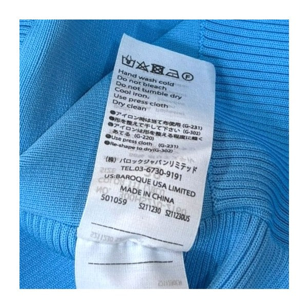 【美品】エンフォルド　ENFOLD WAVE CARDIGAN ブルー ENFOLD - 【美品】 ENFOLD / エンフォルド | 2024SS | WAVE CARDIGAN