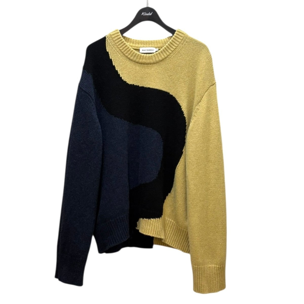 marimekko Seireeni Kolonni knitted wool pullover 古着・中古-1枚目のアイテム画像
