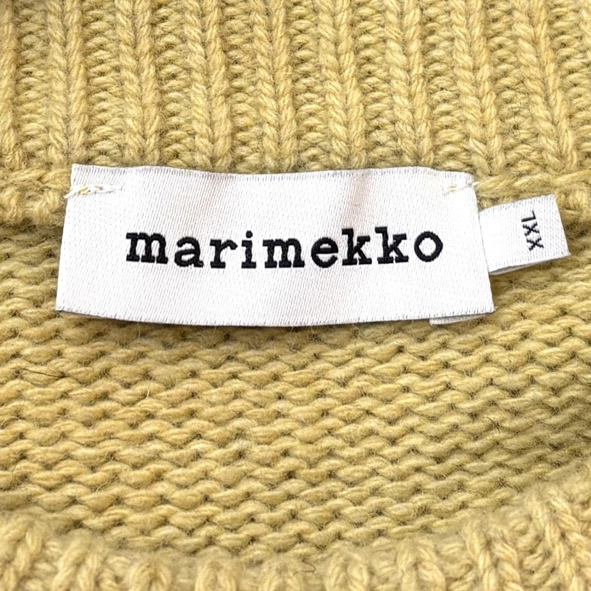 marimekko Seireeni Kolonni knitted wool pullover 古着・中古-5枚目のアイテム画像