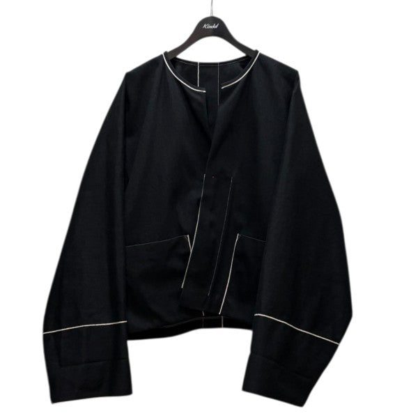 SUNSEA(サンシー) 第七のブルゾン (DENIM) 21S31 ノーカラーデニム