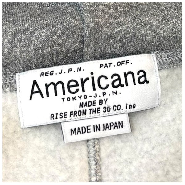Americana×L'Appartement WIDE FULLZIP HOODIE 杢グレー｜【公式