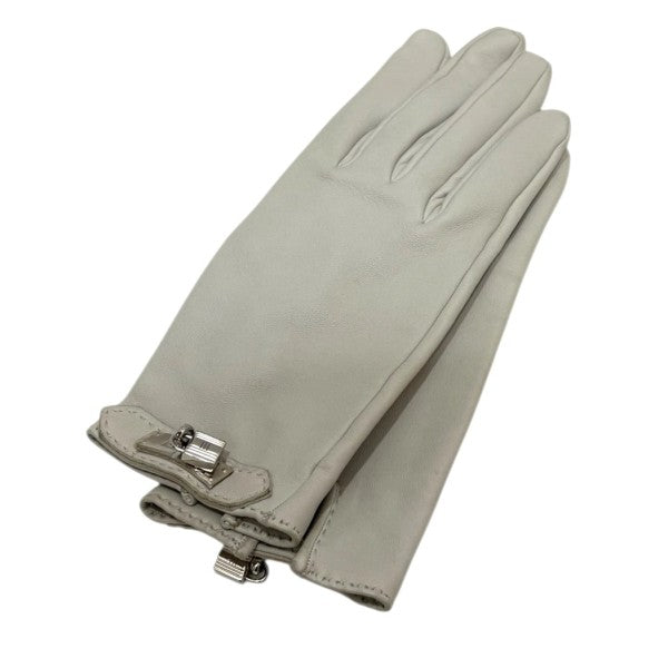 HERMES(エルメス) カデナチャーム レザーグローブ アイボリー｜【公式