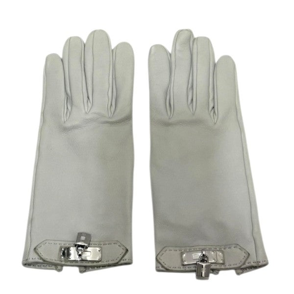 HERMES(エルメス) カデナチャーム レザーグローブ アイボリー｜【公式