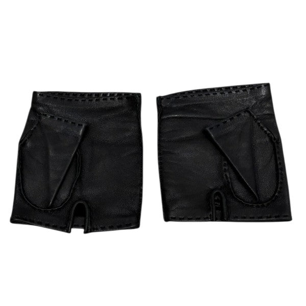 HERMES(エルメス) ドライビンググローブ フィンガーレスレザーグローブ