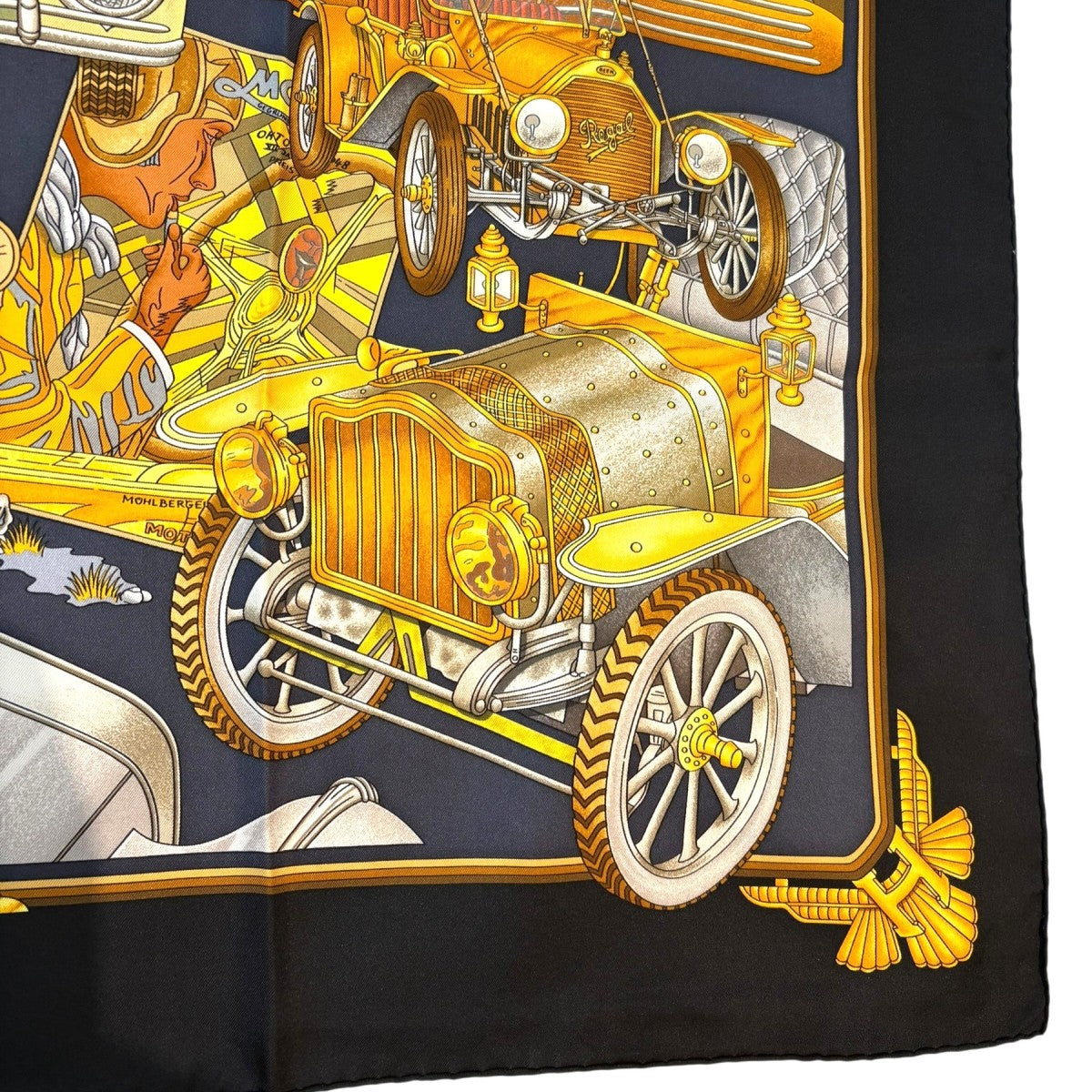 HERMES カレ90 Automoblie 古着・中古-4枚目のアイテム画像