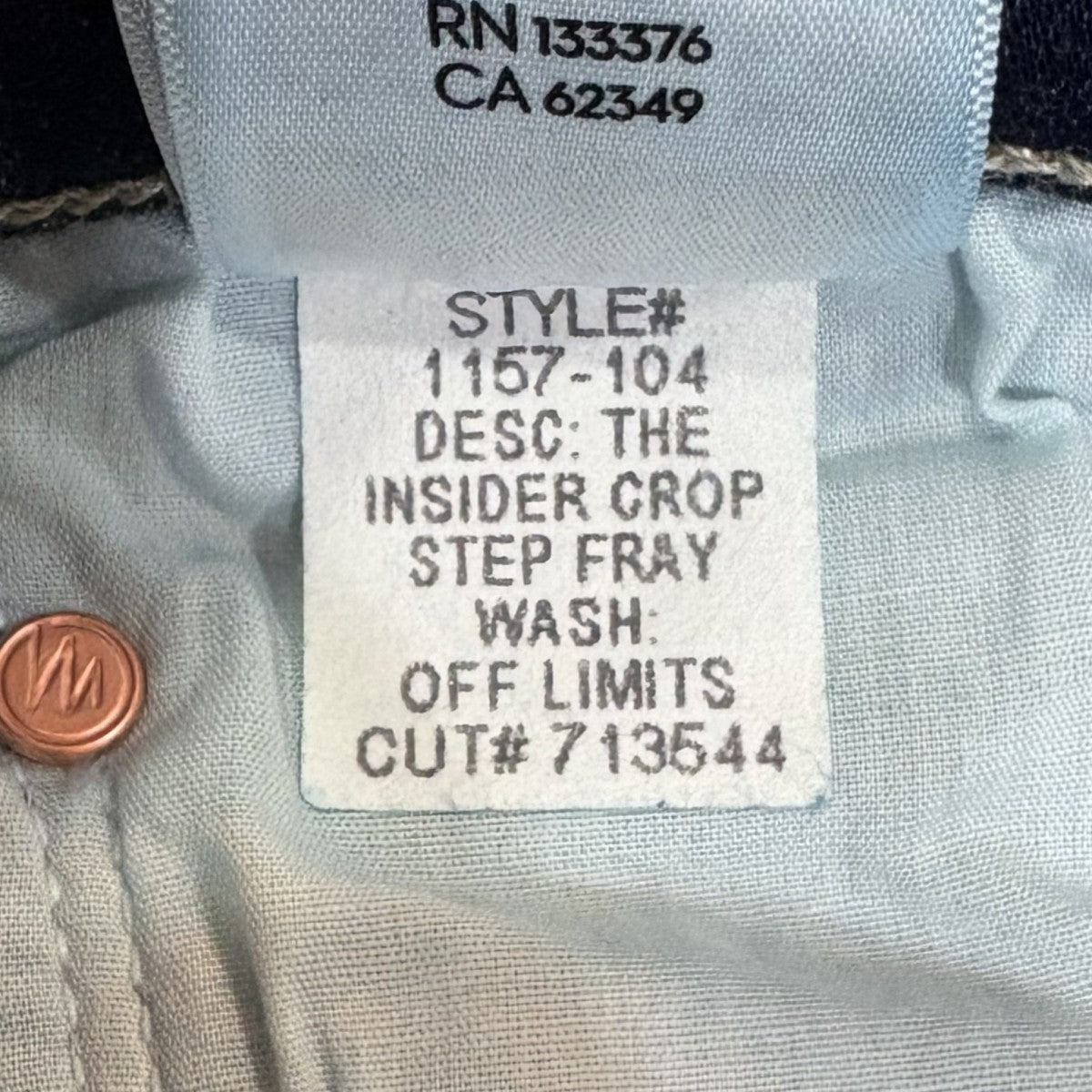 mother THE INSIDER DENIMデニムパンツ1157-104 古着・中古-10枚目のアイテム画像