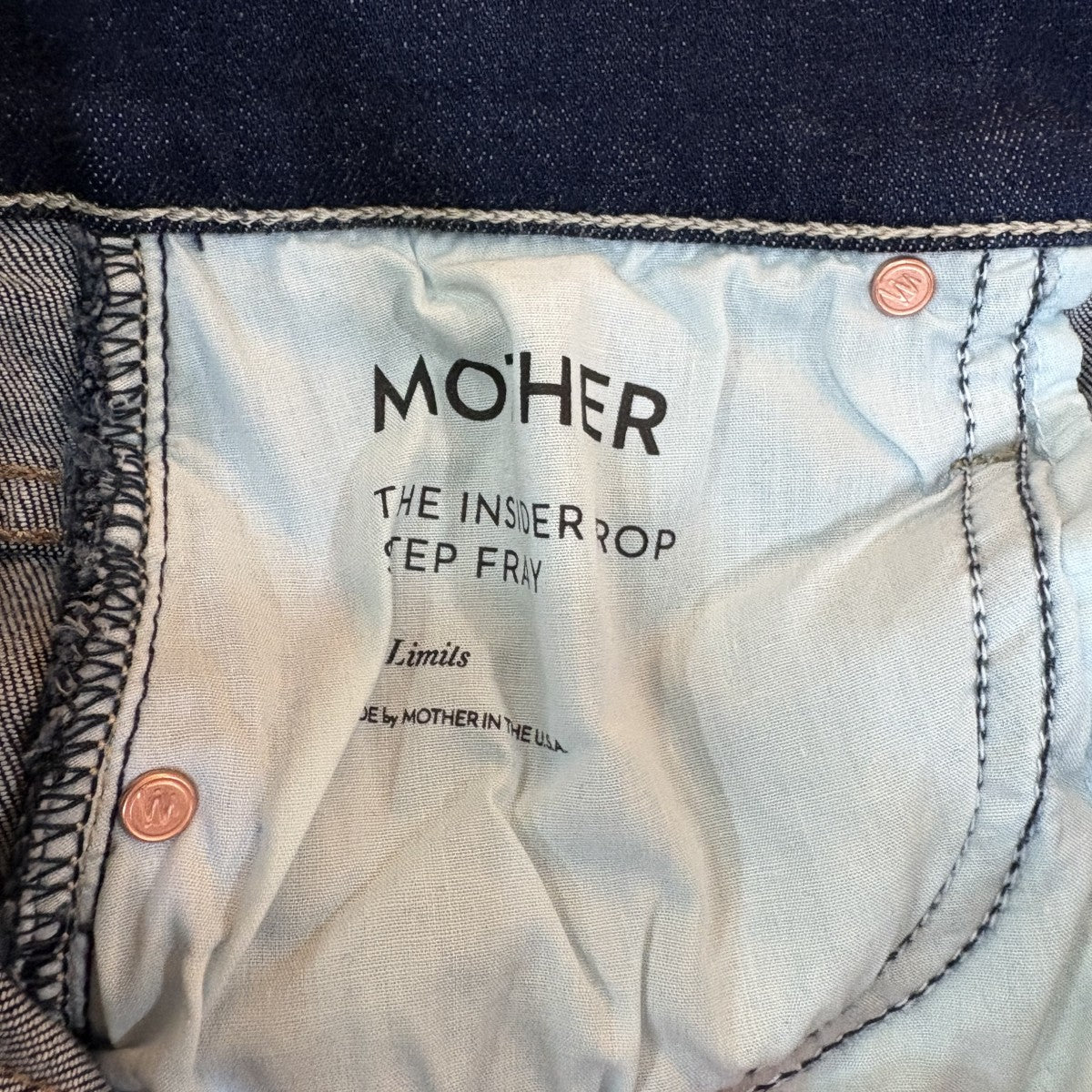 mother THE INSIDER DENIMデニムパンツ1157-104 古着・中古-7枚目のアイテム画像