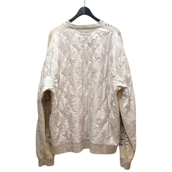 Bandana Bivouac Big Crewneck異素材スウェットEK-1005