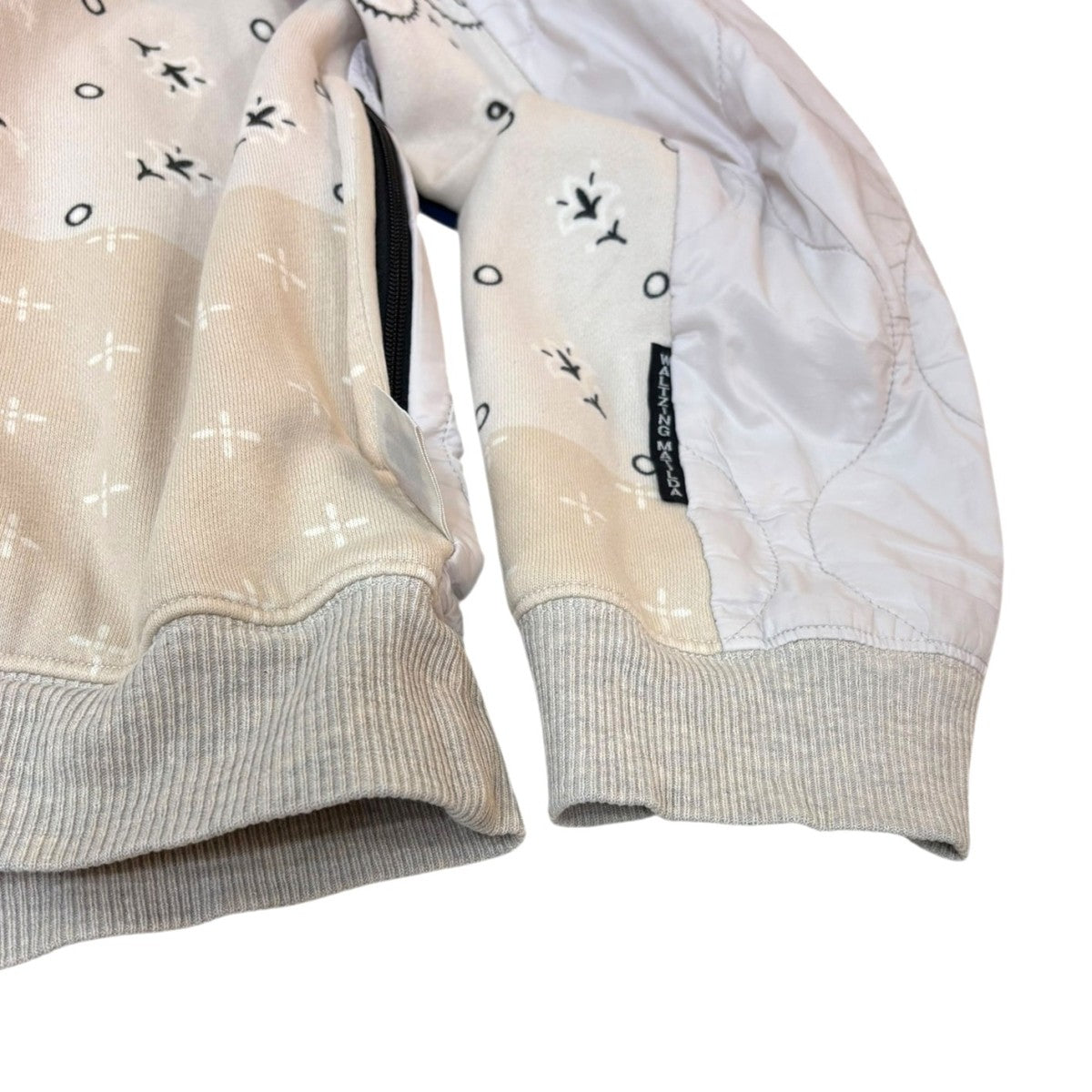 Bandana Bivouac Big Crewneck異素材スウェットEK-1005