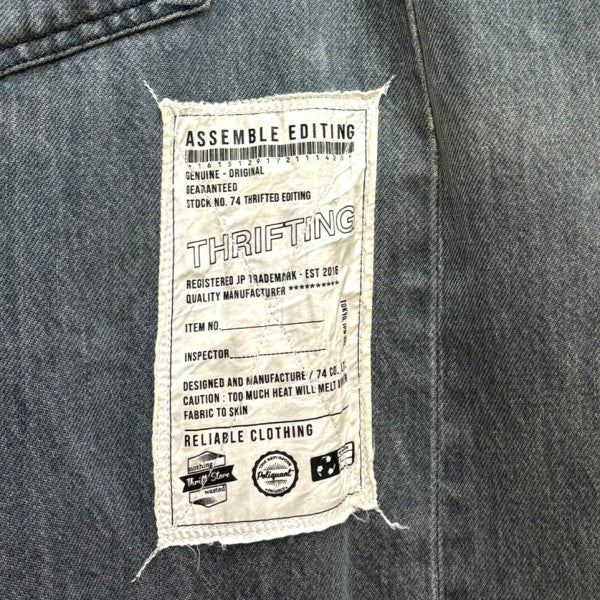 THE DEFORMED ADJUSTABLE THRIFTING DENIM 501デニムパンツ21020121