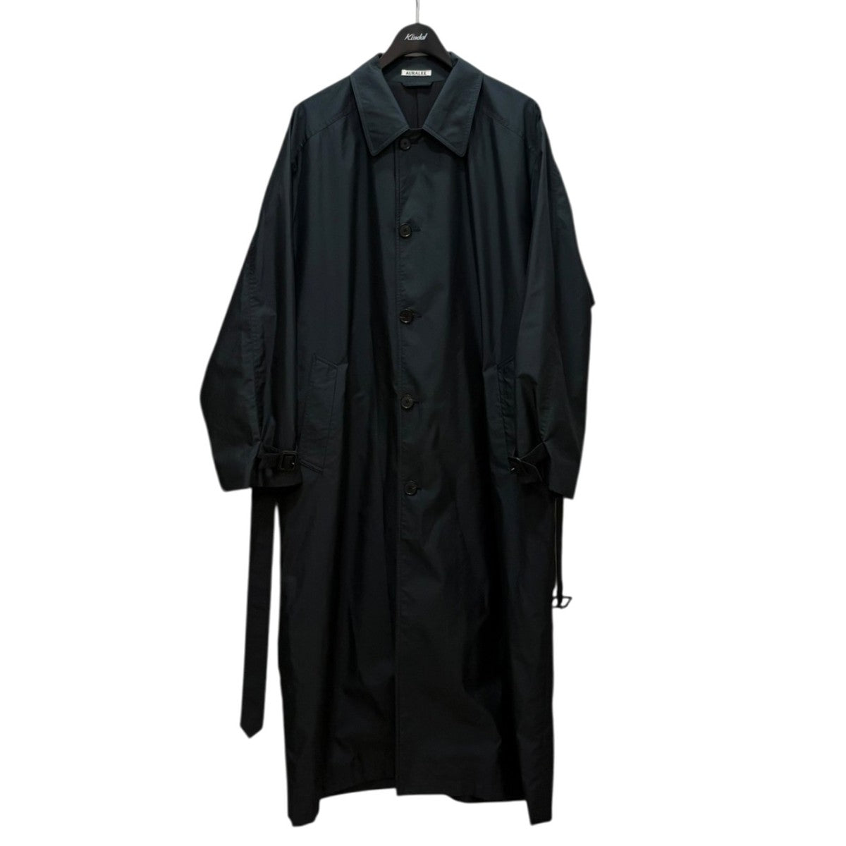 AURALEE リバーシブルステンカラーコート FINX POLYESTER WEATHER CHAMBRAY SOUTIEN COLLAR COAT A24SC03FP 古着・中古-1枚目のアイテム画像