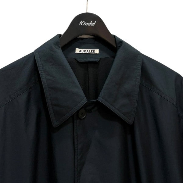 AURALEE リバーシブルステンカラーコート FINX POLYESTER WEATHER CHAMBRAY SOUTIEN COLLAR COAT A24SC03FP 古着・中古-5枚目のアイテム画像