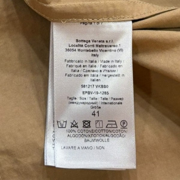 BOTTEGA VENETA ダブルポケット ハーフスリーブシャツ 581217 VKBS0 古着・中古-5枚目のアイテム画像