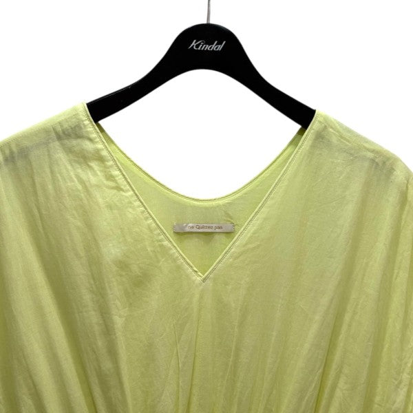 ne quittez pas Vネックワンピース Cotton Voile V Neck Dress 010541CA1 古着・中古-3枚目のアイテム画像