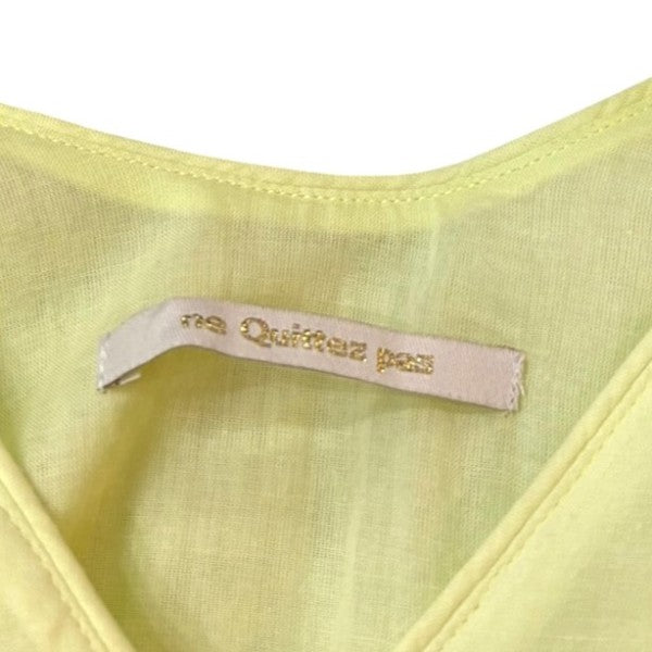 ne quittez pas Vネックワンピース Cotton Voile V Neck Dress 010541CA1 古着・中古-5枚目のアイテム画像