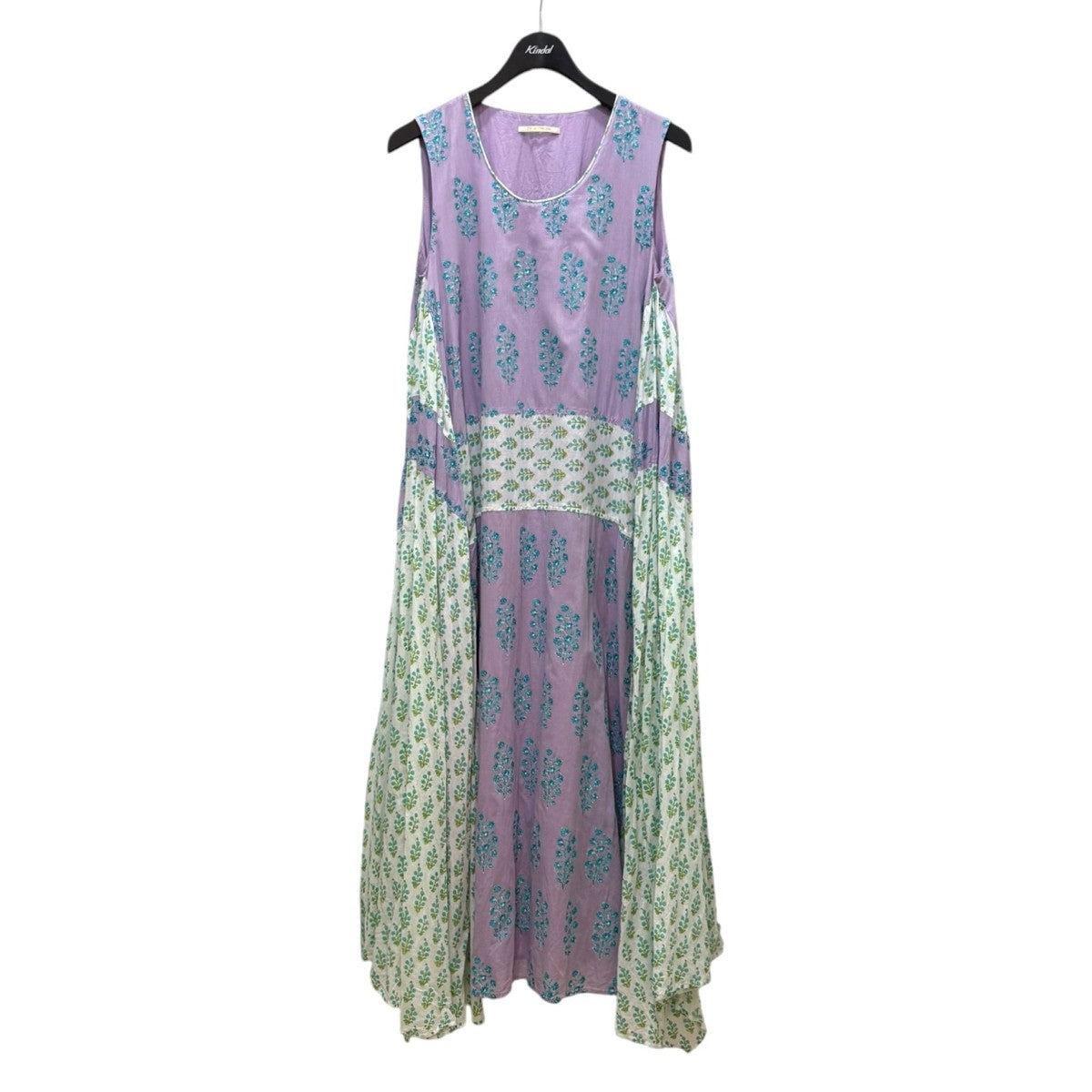 ne quittez pas×Cozue Anzai Combination Ethnic Print Nsv Dress010521GS4KA 古着・中古-1枚目のアイテム画像