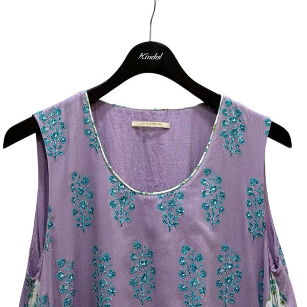 ne quittez pas×Cozue Anzai Combination Ethnic Print Nsv Dress010521GS4KA 古着・中古-3枚目のアイテム画像