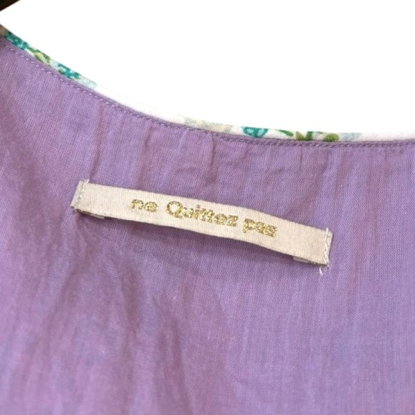 ne quittez pas×Cozue Anzai Combination Ethnic Print Nsv Dress010521GS4KA 古着・中古-4枚目のアイテム画像