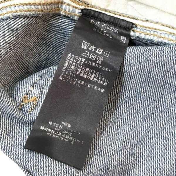 HUF CLASSIC H DOUBLE KNEE DENIM SHORT デニムショートパンツ SU25 PT00359 古着・中古-7枚目のアイテム画像