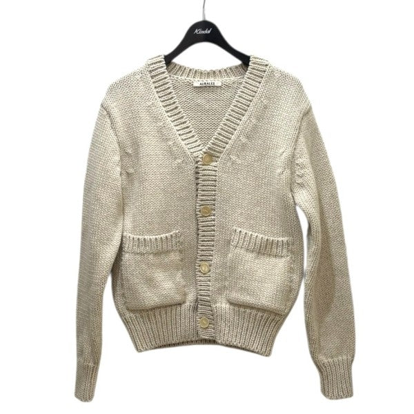 オーラリー　25AW カーディガン AURALEE(オーラリー) 2025AW WOOL CASHMERE FELTED KNIT CARDIGAN